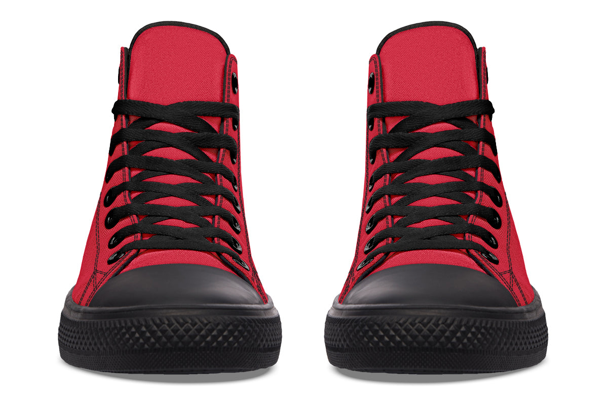 ANTIBrand – Stop Sign Red High Tops