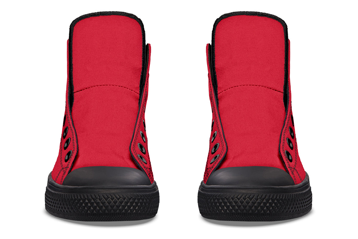 ANTIBrand – Stop Sign Red High Tops