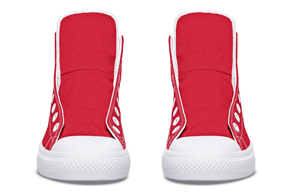 ANTIBrand – Stop Sign Red High Tops