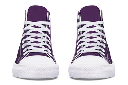 ANTIBrand Misfits Rack - Ursula’s Glory Purple and White High Tops - UK 6
