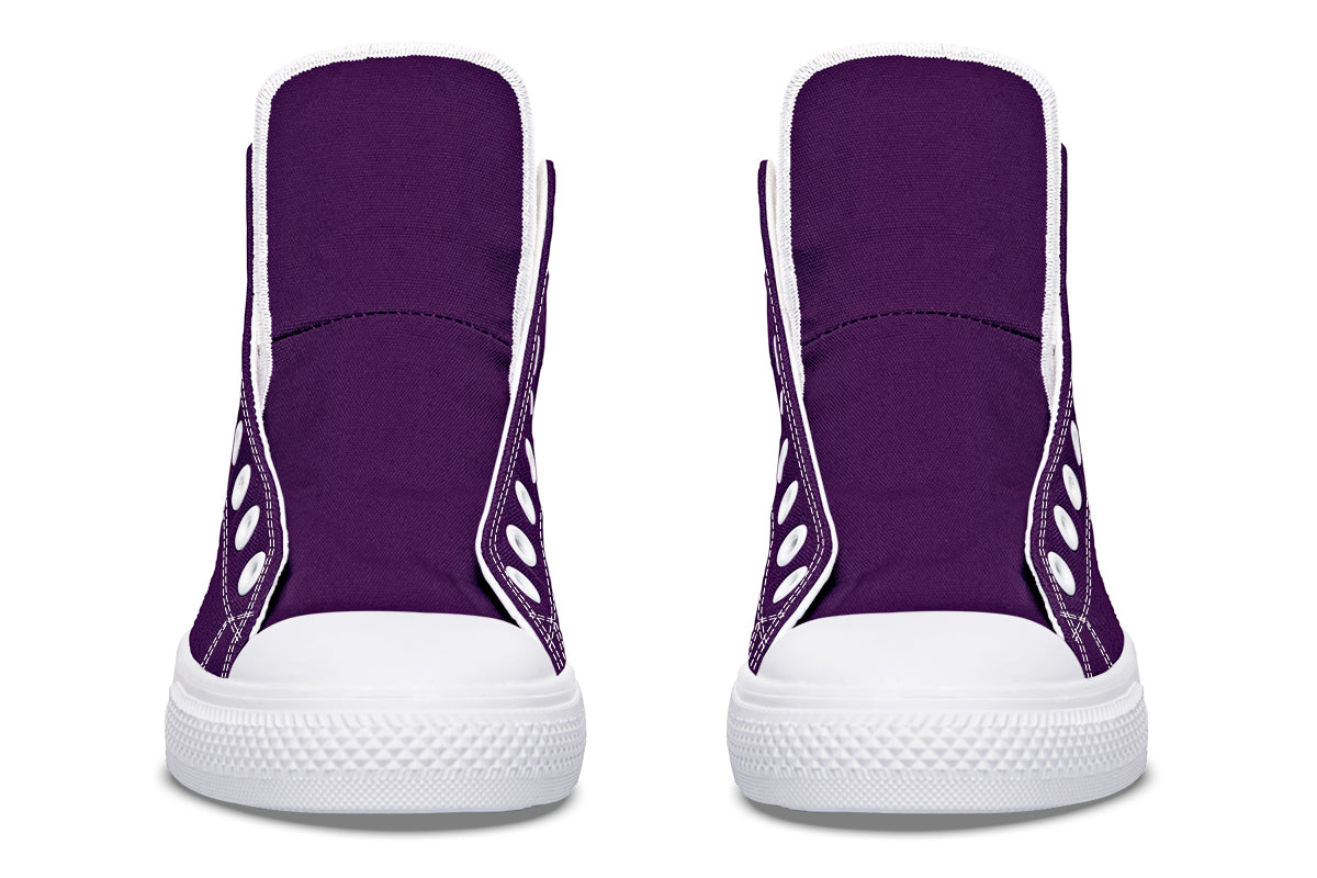 ANTIBrand Misfits Rack - Ursula’s Glory Purple and White High Tops - UK 6