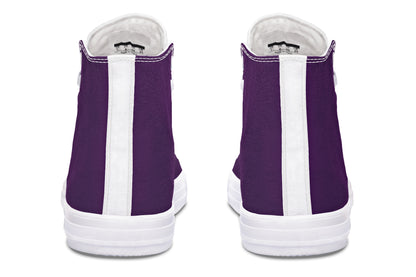 ANTIBrand Misfits Rack - Ursula’s Glory Purple and White High Tops - UK 6