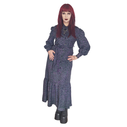 ANTIBrand Misfits Rack - Hydra Skin Lantern Sleeve Shirt Dress - S (UK 10)