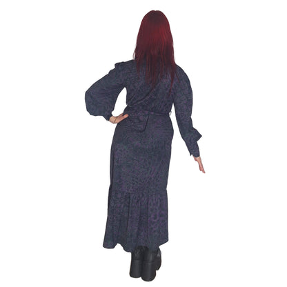 ANTIBrand Misfits Rack - Hydra Skin Lantern Sleeve Shirt Dress - S (UK 10)