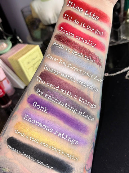 Radioactive Unicorn Putting the Boo Back in Boobtube Eyeshadow Palette