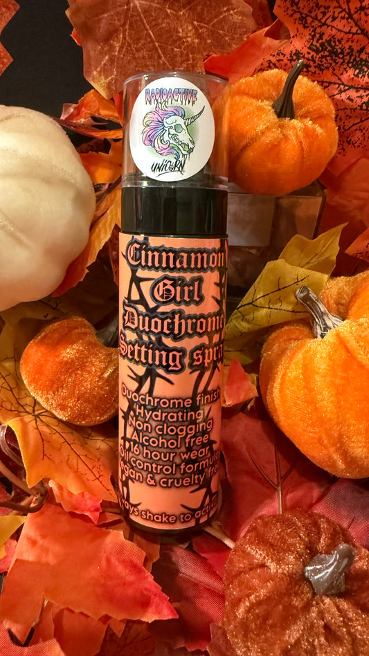 Radioactive Unicorn Cinnamon Girl Shimmer Setting Spray