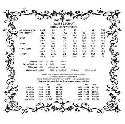 Dark in Love Gothic Academy Striped Puff-Sleeve Blouse