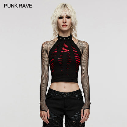 Punk Rave Jocasta Vest - Red - Kate's Clothing