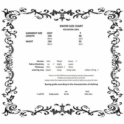 Dark in Love Valeria Gothic Hoop Mini Petticoat in Black