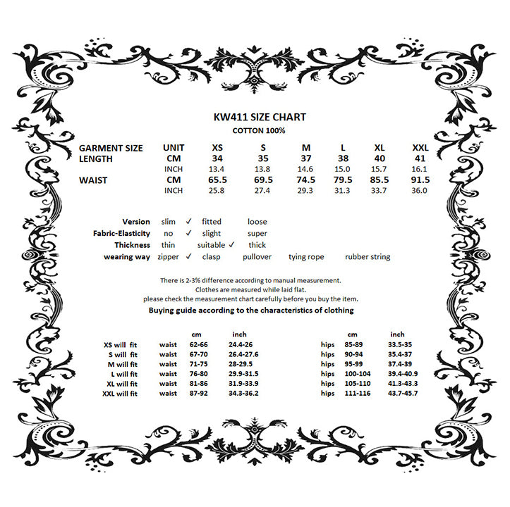 Dark in Love Morrigan Punk Patchwork Skirt