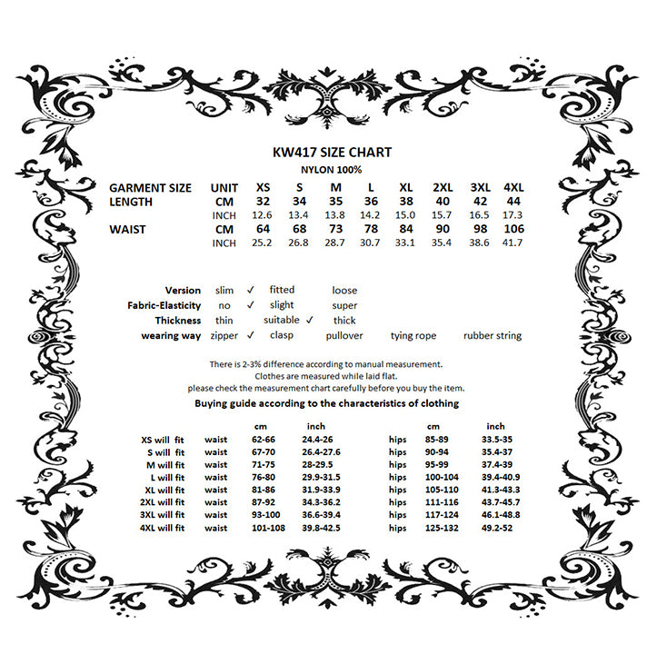 Dark in Love Astrid Lace Buckle Skirt