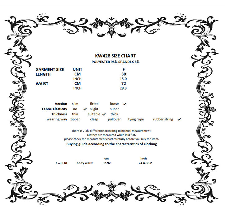 Dark In Love Beatrix Goth Satin Ruffled Overskirt