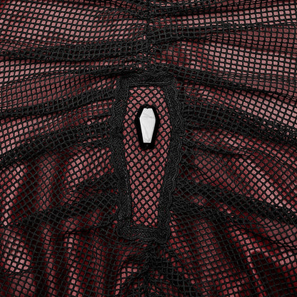 Punk Rave Kiko Dress - Red - Kate's Clothing