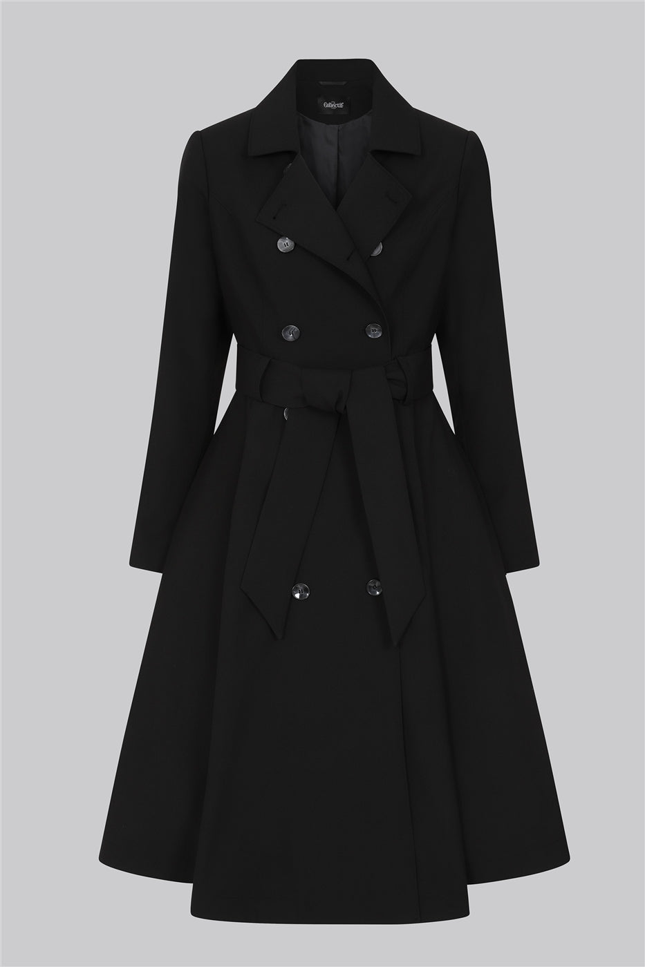 Collectif Korrina Swing Trench Coat - Kate's Clothing