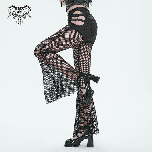 Devil Fashion Lainey Mesh Trousers - Kate's Clothing