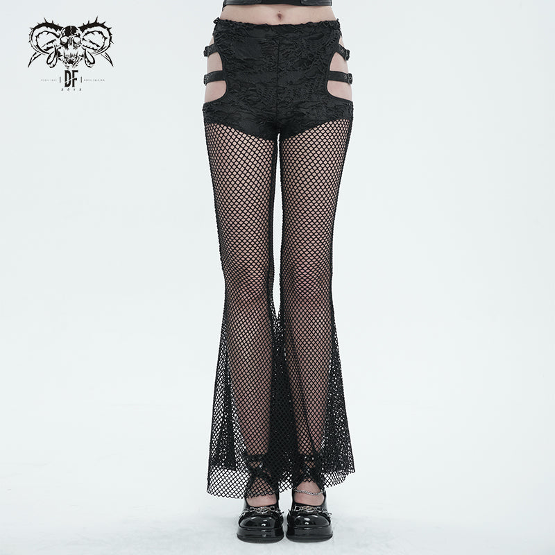 Devil Fashion Lainey Mesh Trousers - Kate's Clothing