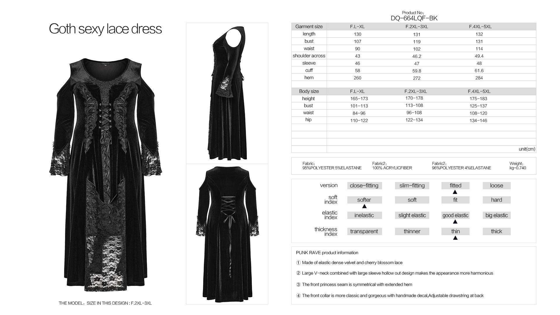 Punk Rave Lakshmi Dress - Kate's Clothing