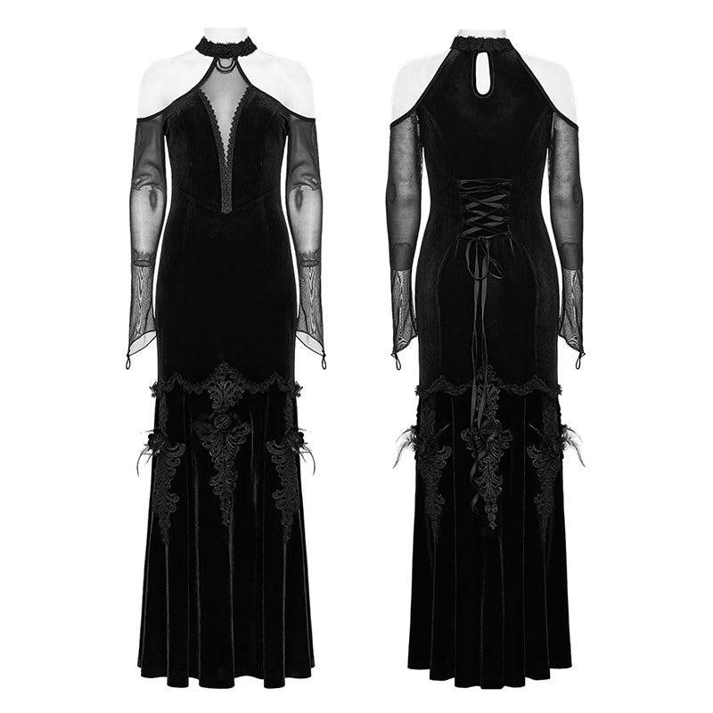 Punk Rave Llana Dress -Black - Kate's Clothing