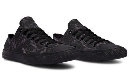 Blackest Roses Low Top Canvas Trainers – ANTIBrand
