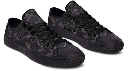 Blackest Roses Low Top Canvas Trainers – ANTIBrand