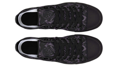 Blackest Roses Low Top Canvas Trainers – ANTIBrand