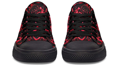 Red Roses Canvas Low Top Trainers | ANTIBrand