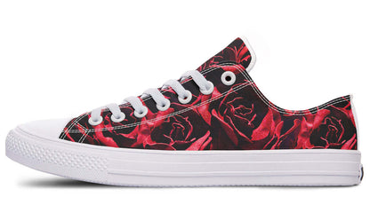 Red Roses Canvas Low Top Trainers | ANTIBrand