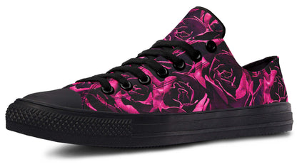 Magenta Roses Canvas Low Top Trainers | ANTIBrand