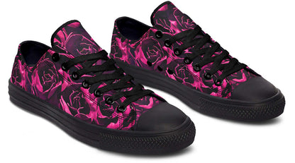 Magenta Roses Canvas Low Top Trainers | ANTIBrand