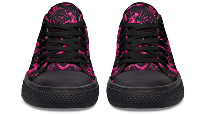 Magenta Roses Canvas Low Top Trainers | ANTIBrand