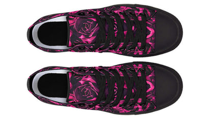 Magenta Roses Canvas Low Top Trainers | ANTIBrand