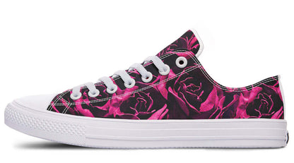 Magenta Roses Canvas Low Top Trainers | ANTIBrand