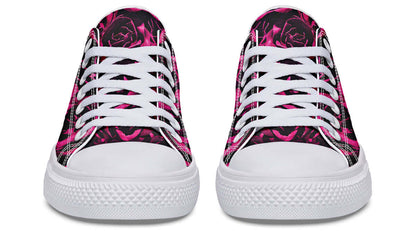 Magenta Roses Canvas Low Top Trainers | ANTIBrand