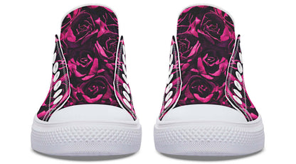 Magenta Roses Canvas Low Top Trainers | ANTIBrand