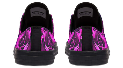 Pink Roses Canvas Low Top Trainers | ANTIBrand