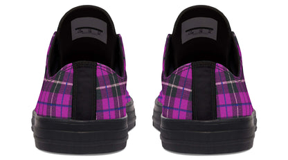 Pink Tartan Canvas Low Top Trainers | ANTIBrand