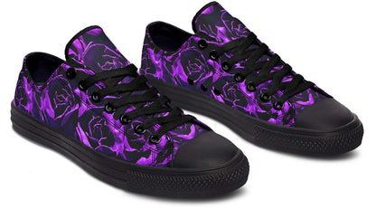 Purple Roses Canvas Low Top Trainers | ANTIBrand