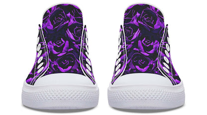 Purple Roses Canvas Low Top Trainers | ANTIBrand