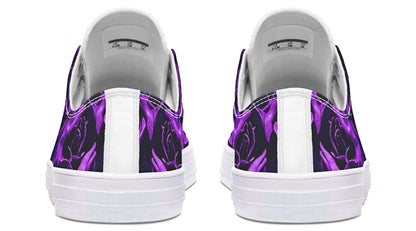 Purple Roses Canvas Low Top Trainers | ANTIBrand