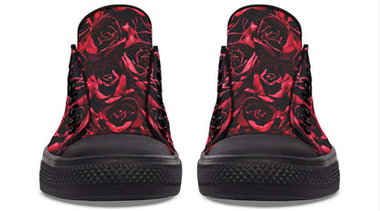 Red Roses Canvas Low Top Trainers | ANTIBrand