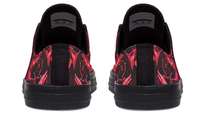Red Roses Canvas Low Top Trainers | ANTIBrand