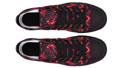 Red Roses Canvas Low Top Trainers | ANTIBrand