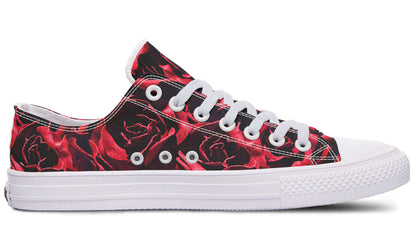 Red Roses Canvas Low Top Trainers | ANTIBrand