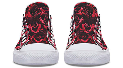 Red Roses Canvas Low Top Trainers | ANTIBrand