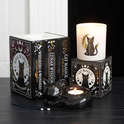 Gothic Gifts Black Cat Magick Black Fig Candle
