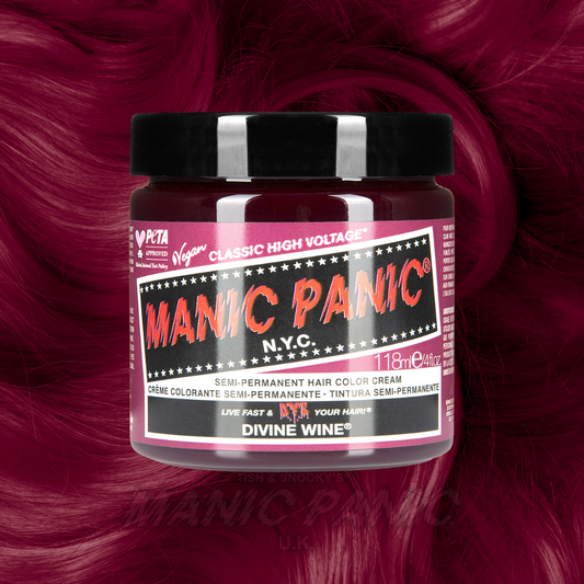 Manic Panic Classic Cream Hair Colour - Divine Wine - Kate's Clothing