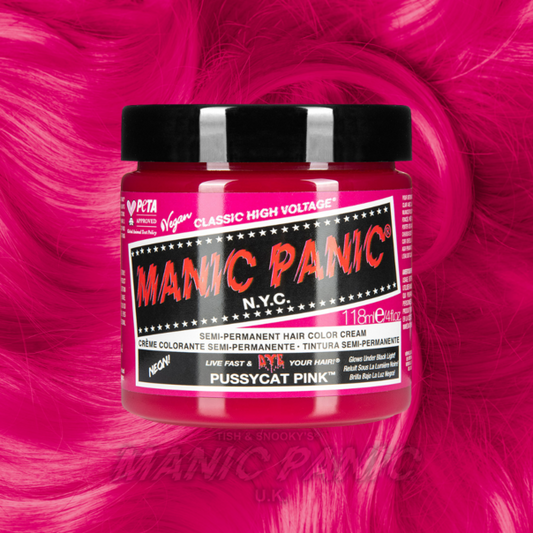 Manic Panic Classic Cream Hair Colour - Pussycat Pink - Kate's Clothing
