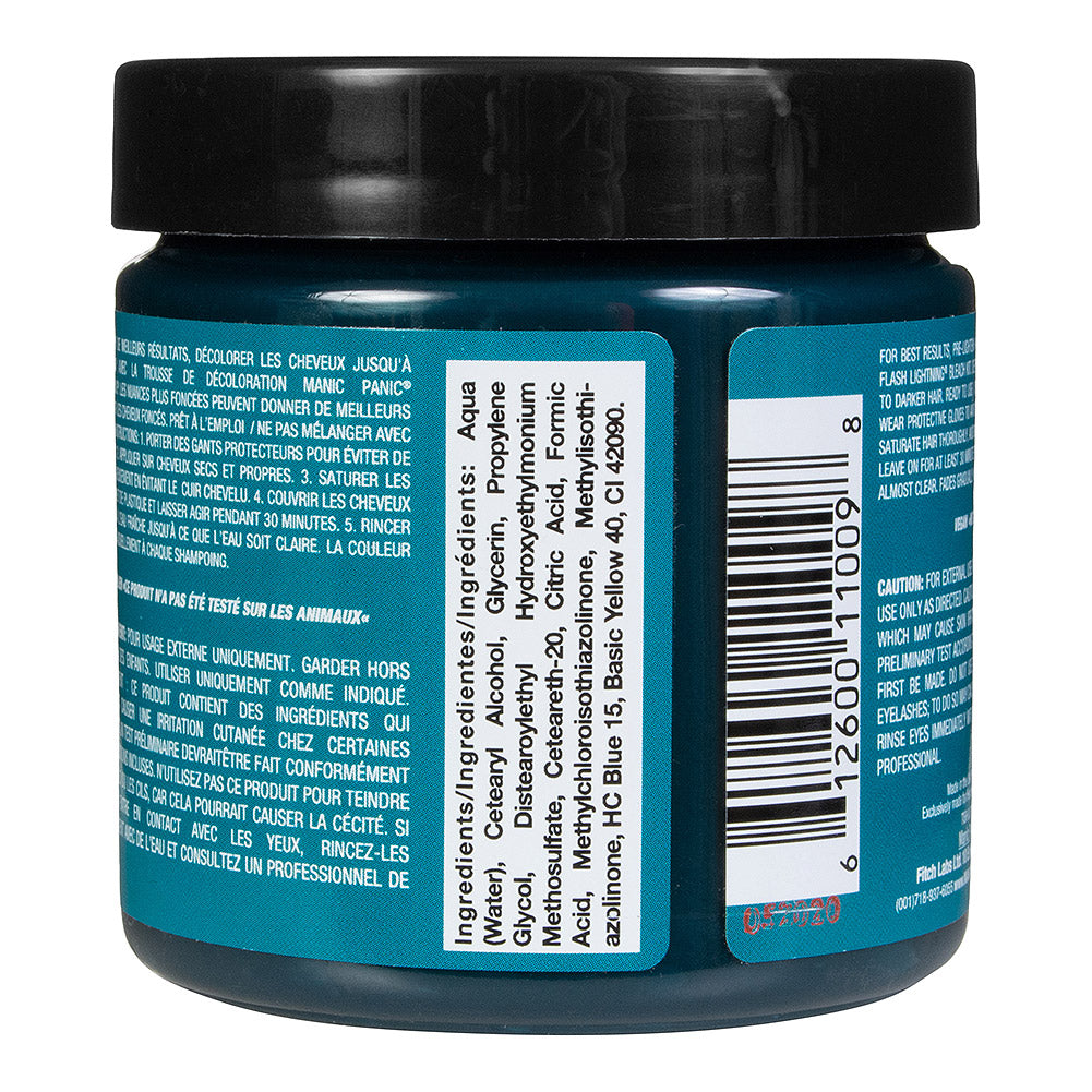 Manic Panic Enchanted Forest jar back - green semi permanent hair dye 118ml vegan