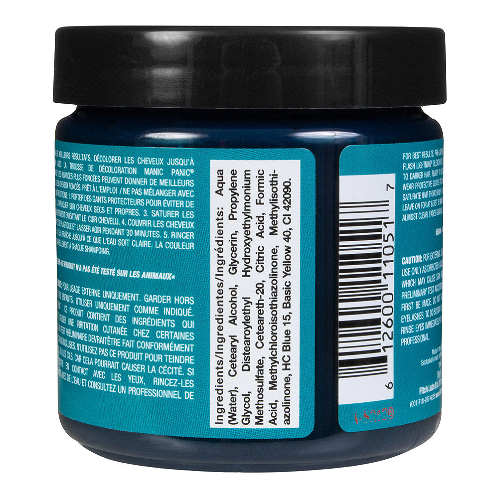 Manic Panic Voodoo Forest jar back - green semi permanent hair dye 118ml vegan ingredients