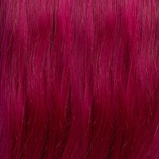 Pink semi permanent hair dye swatch - Fuschia Shock vibrant hot pink fuchsia Manic Panic